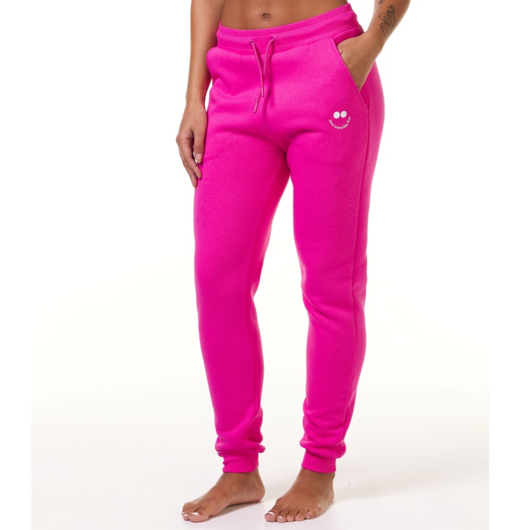 Livfree Women's Solid Trackpant - Hot Pink