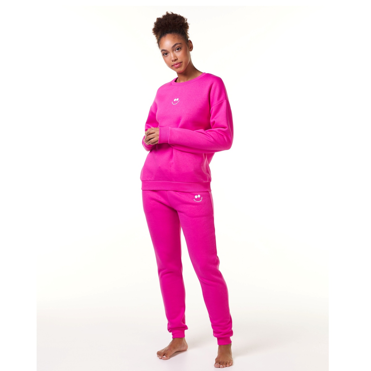 Womens hot pink sweatpants deals