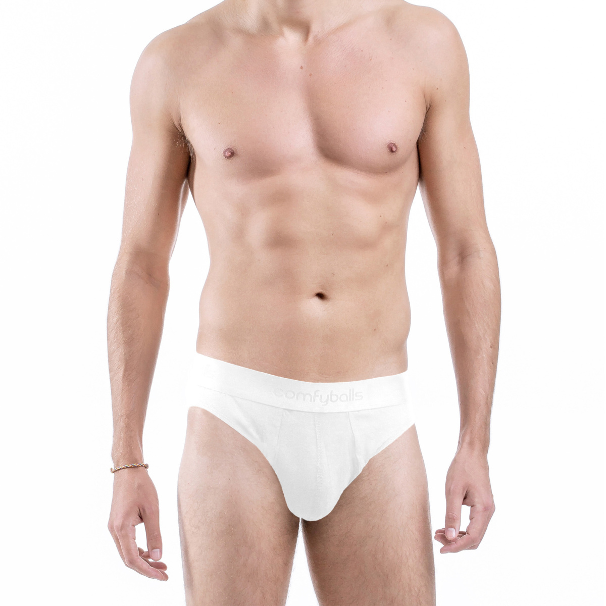 Comfyballs Ghost White Cotton Brief (2-pack) 