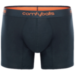 Navy Tangerine Cotton