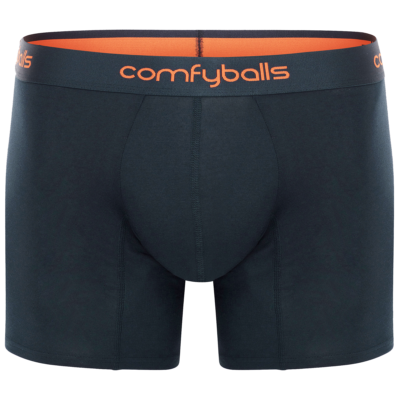 Navy Tangerine Cotton