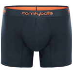 Navy Tangerine Cotton