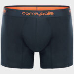 Navy Tangerine Cotton