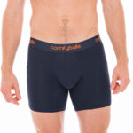 Navy Tangerine Cotton