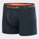 Navy Tangerine Cotton